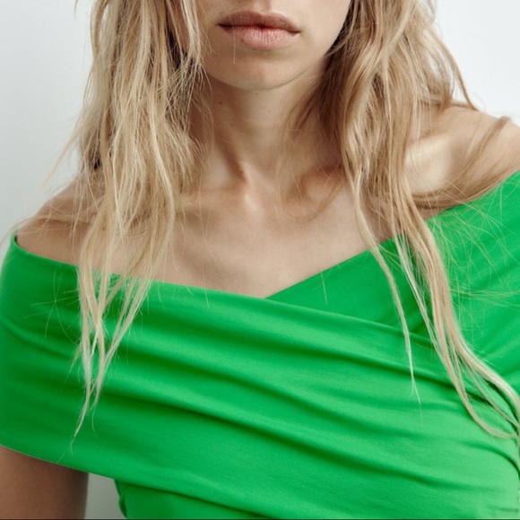 ZARA OFF-THE-SHOULDER BODYSUIT - Picture 7 of 7